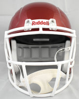 Barry Switzer Signed Oklahoma Sooners F/S Speed Helmet3x Natl Champs-Beckett W