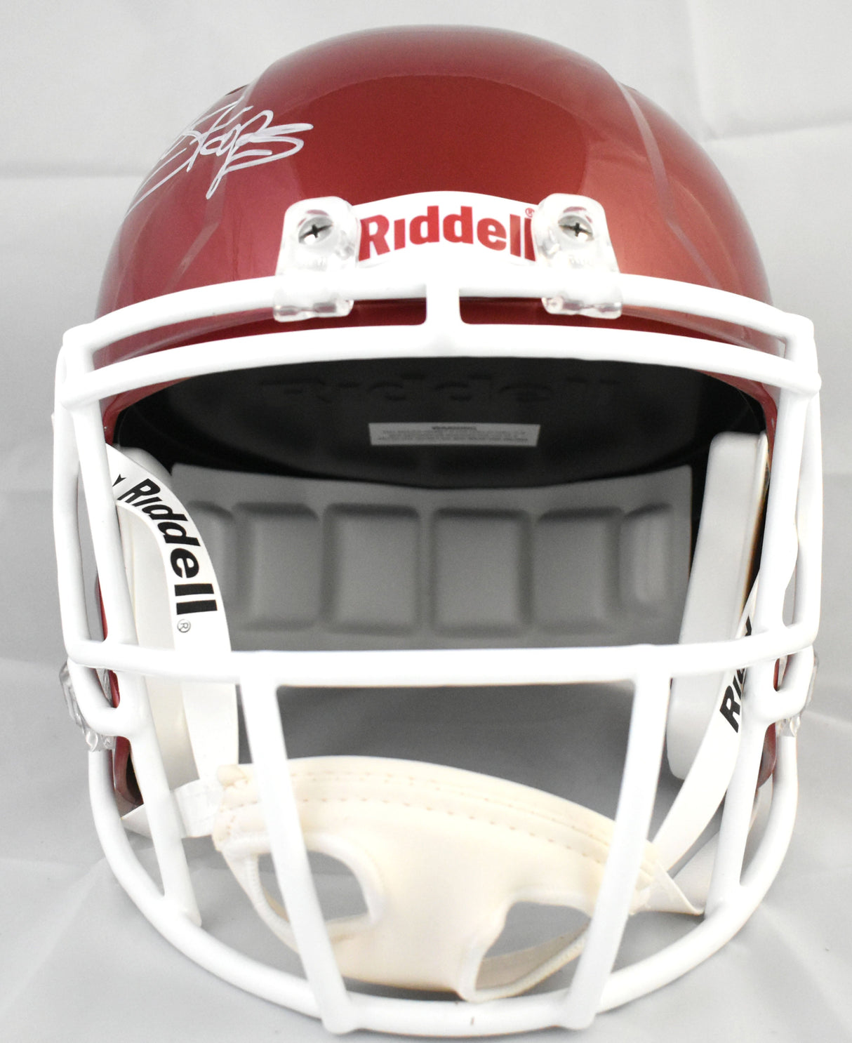 Bob Stoops Autographed Oklahoma Sooners F/S Speed Helmet - Beckett W Holo