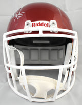 Bob Stoops Signed Oklahoma Sooners F/S Speed Helmet - Beckett W Holo *Smeared