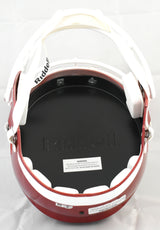 Bob Stoops Signed Oklahoma Sooners F/S Speed Helmet - Beckett W Holo *Smeared