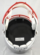 Kayshon Boutte Autographed Patriots F/S Speed Helmet - Beckett W Holo *Front