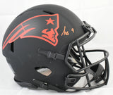Kayshon Boutte Signed Patriots F/S Eclipse Speed Authentic Helmet-Beckett W Holo