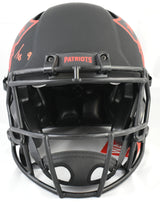 Kayshon Boutte Signed Patriots F/S Eclipse Speed Authentic Helmet-Beckett W Holo