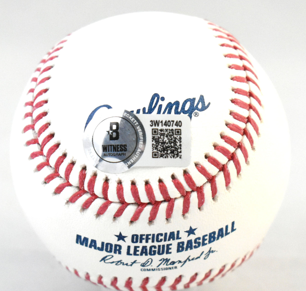 Bobby Abreu Autographed Rawlings OML Baseball - Beckett W Hologram *Blue