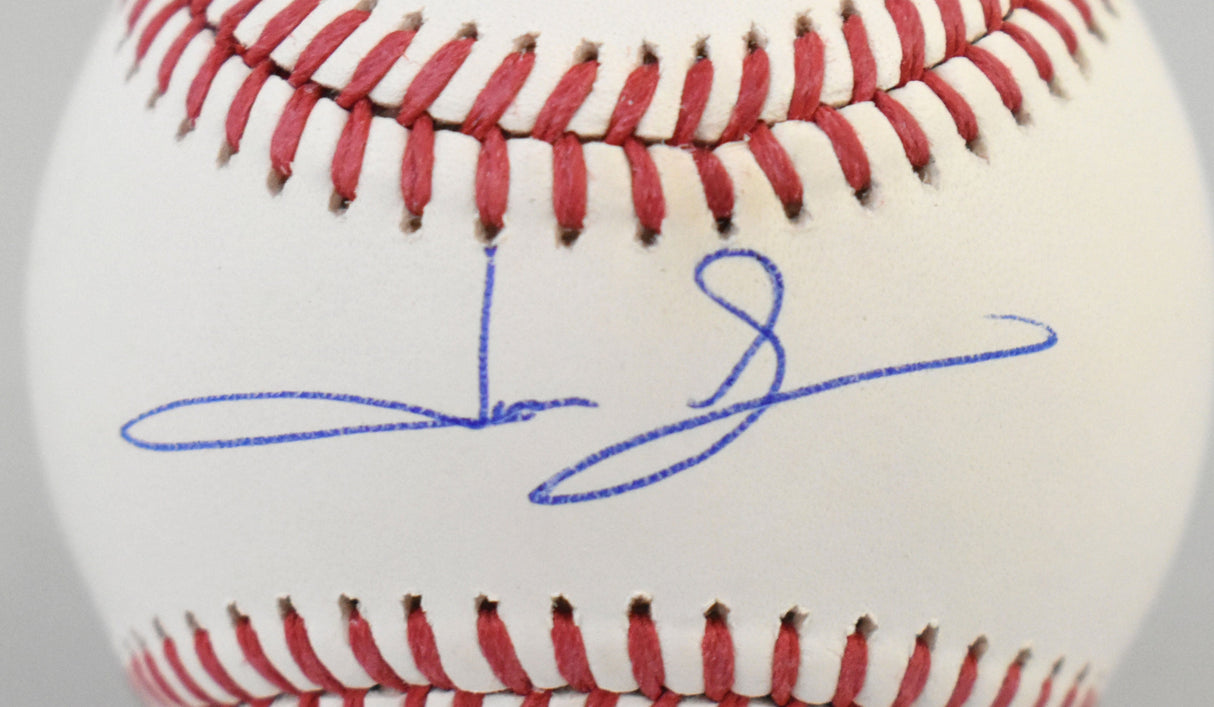 Jason Giambi Autographed Rawlings OML Baseball - Beckett W Hologram *Blue