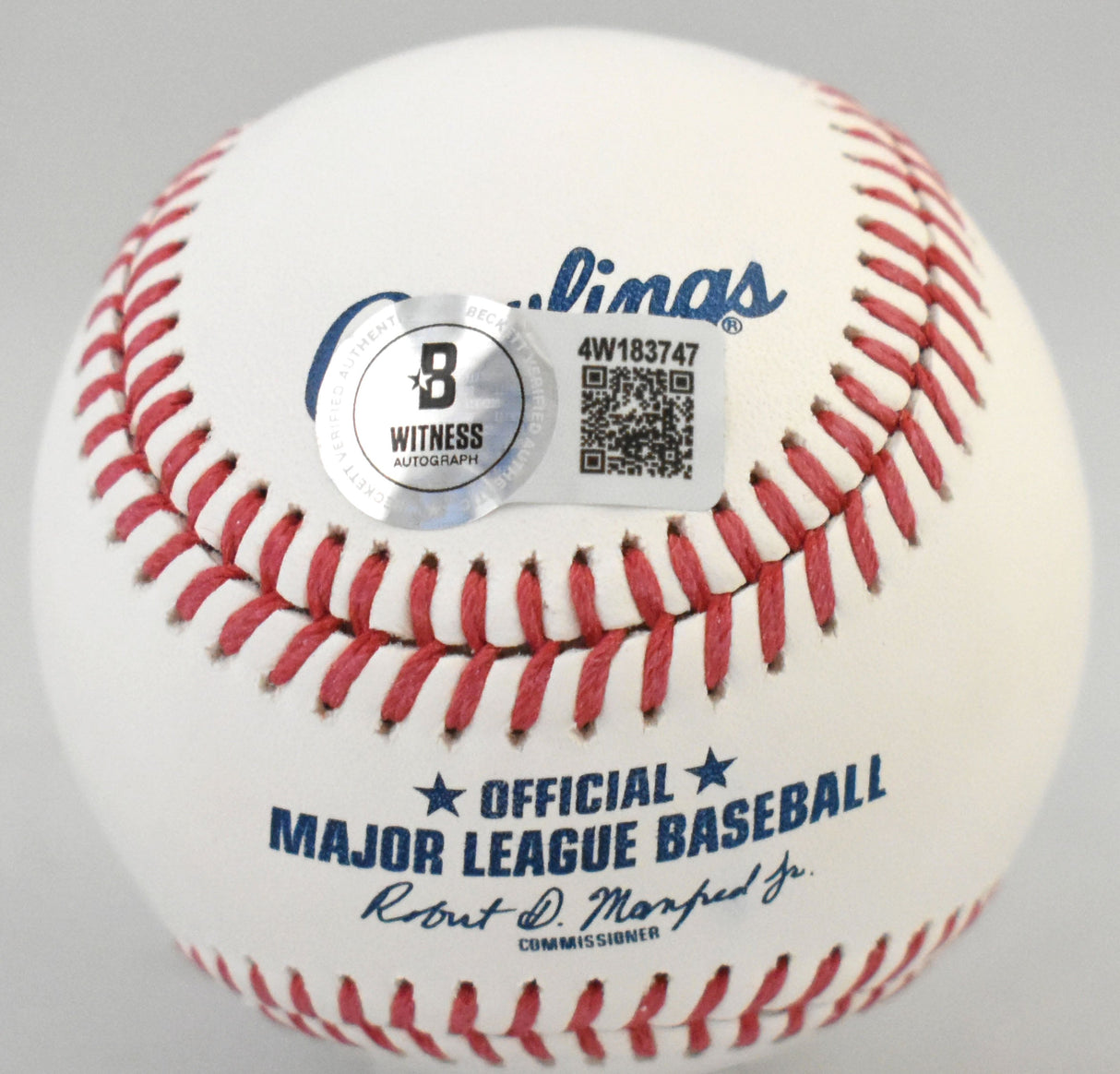 Jason Giambi Autographed Rawlings OML Baseball - Beckett W Hologram *Blue