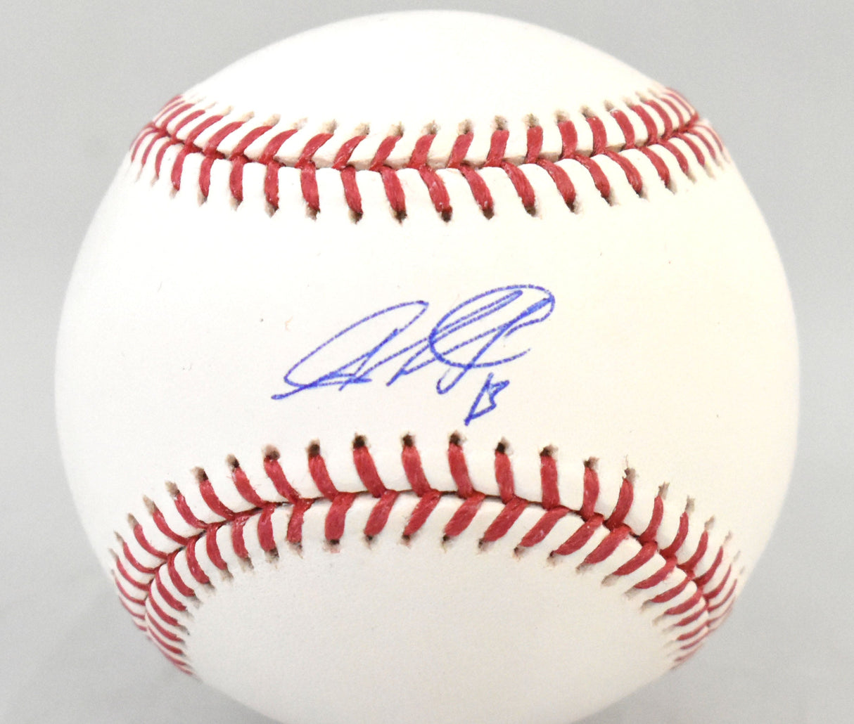 Jazz Chisholm Jr. Autographed Rawlings OML Baseball - Beckett W Hologram *Blue