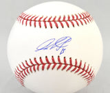 Jazz Chisholm Jr. Autographed Rawlings OML Baseball - Beckett W Hologram *Blue