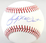 Bucky Dent Autographed Rawlings OML Baseball "F-N" - Beckett W Hologram *Blue