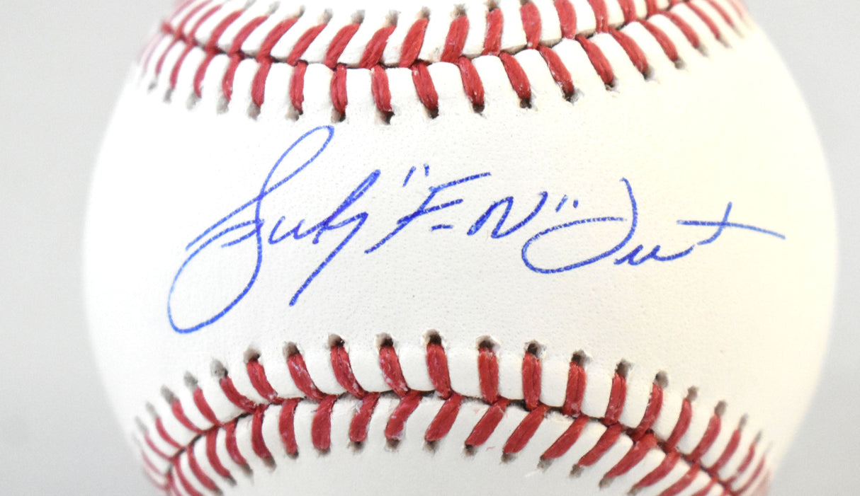 Bucky Dent Autographed Rawlings OML Baseball "F-N" - Beckett W Hologram *Blue