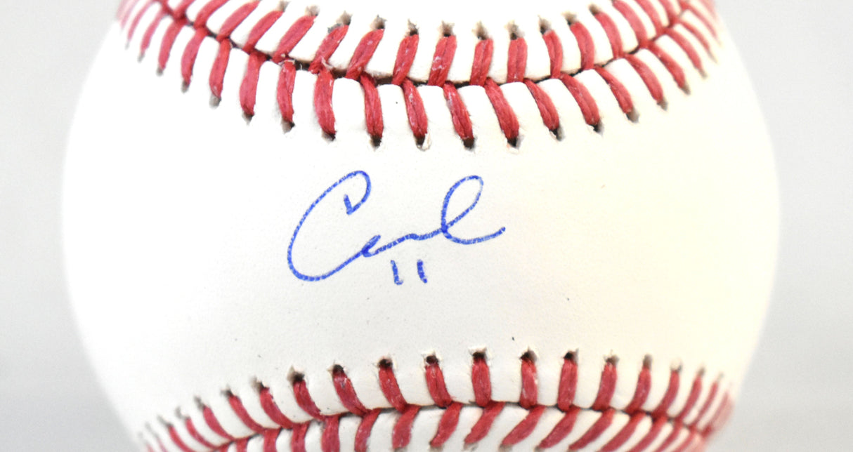 Chuck Knoblauch Autographed Rawlings OML Baseball - Beckett W Hologram *Blue