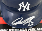 Jazz Chisholm Jr. Autographed New York Yankees Mini Batting Helmet - Beckett W
