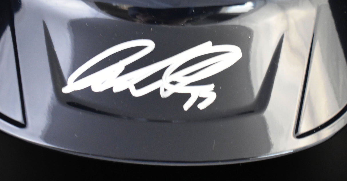 Jazz Chisholm Jr. Autographed Yankees F/S Replica Helmet w/Stand- Beckett W Holo