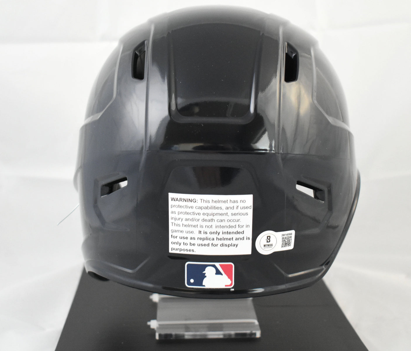 Reggie Jackson Autographed Yankees F/S Replica Helmet w/Stand - Beckett W Holo