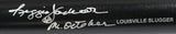 Reggie Jackson Black Louisville Slugger Pro Baseball Bat Mr. October - Beckett W