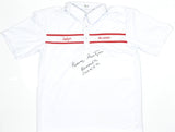 Barry Switzer Signed Oklahoma Custom Polo w/Boomer Sooner - Beckett W Holo