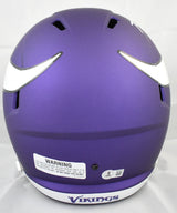 Aaron Jones Autographed Minnesota Vikings F/S Speed Helmet - Beckett W Hologram