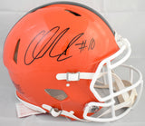 Quinshon Judkins Signed Cleveland Browns F/S Speed Authentic Helmet - Beckett W