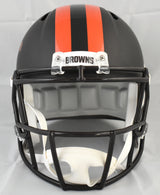 Quinshon Judkins Autographed Browns F/S Alt Speed Helmet - Beckett W Hologram
