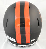 Quinshon Judkins Autographed Browns F/S Alt Speed Helmet - Beckett W Hologram