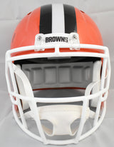 Quinshon Judkins Autographed Cleveland Browns F/S Speed Helmet - Beckett W Holo