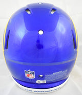 Kyren Williams Autographed Rams F/S Speed Authentic Helmet - Beckett W Holo