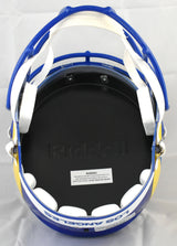 Kyren Williams Autographed Los Angeles Rams F/S Speed Helmet - Beckett W Holo