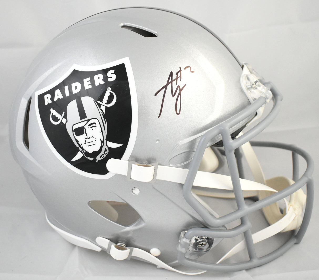 Ashton Jeanty Autographed Raiders F/S Speed Authentic Helmet - Beckett W Holo