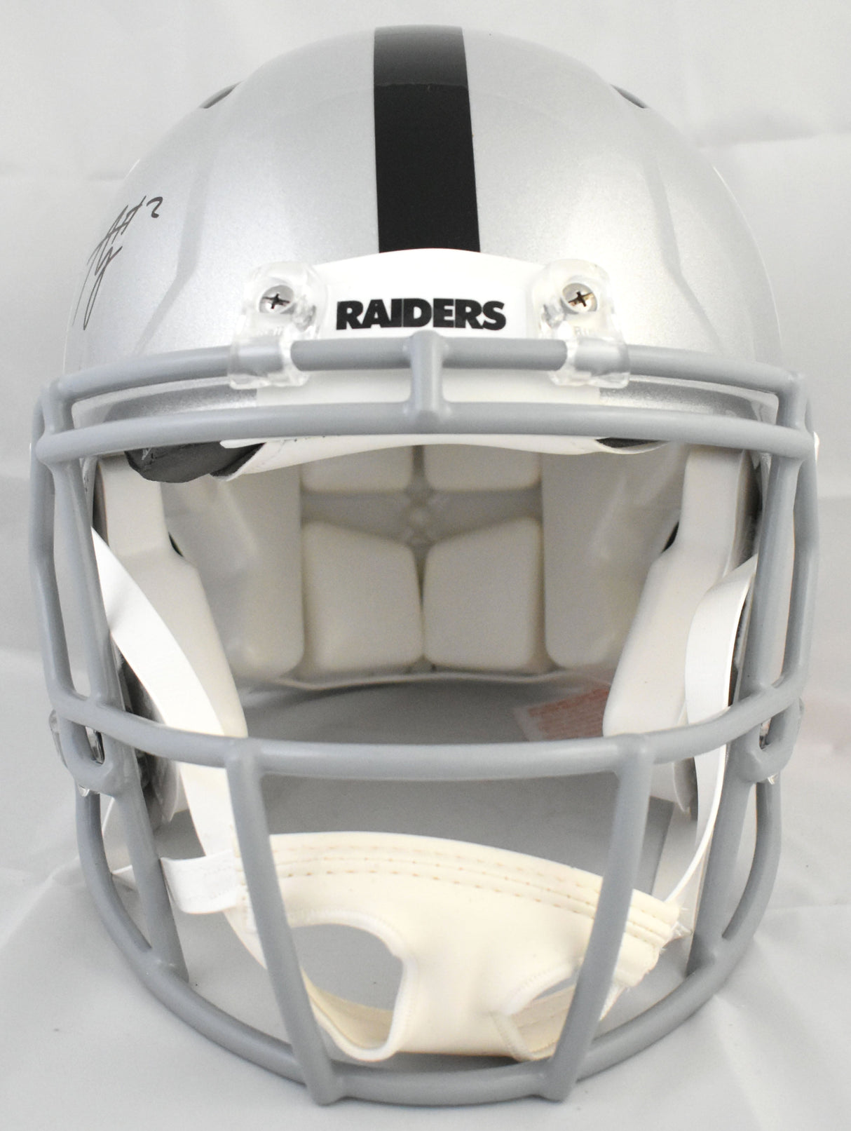 Ashton Jeanty Autographed Raiders F/S Speed Authentic Helmet - Beckett W Holo