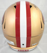 NaVorro Bowman Autographed San Francisco 49ers F/S Speed Helmet - Beckett W Holo