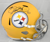 Jerome Bettis Signed Pittsburgh Steelers F/S Alt 25 Speed Helmet- Beckett W Holo