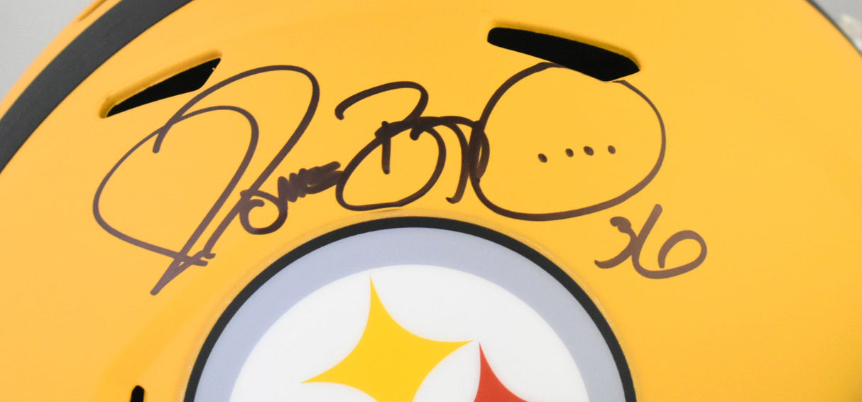 Jerome Bettis Signed Pittsburgh Steelers F/S Alt 25 Speed Helmet- Beckett W Holo