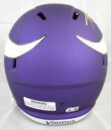 Adrian Peterson Autographed Minnesota Vikings F/S Speed Helmet - Beckett W Holo