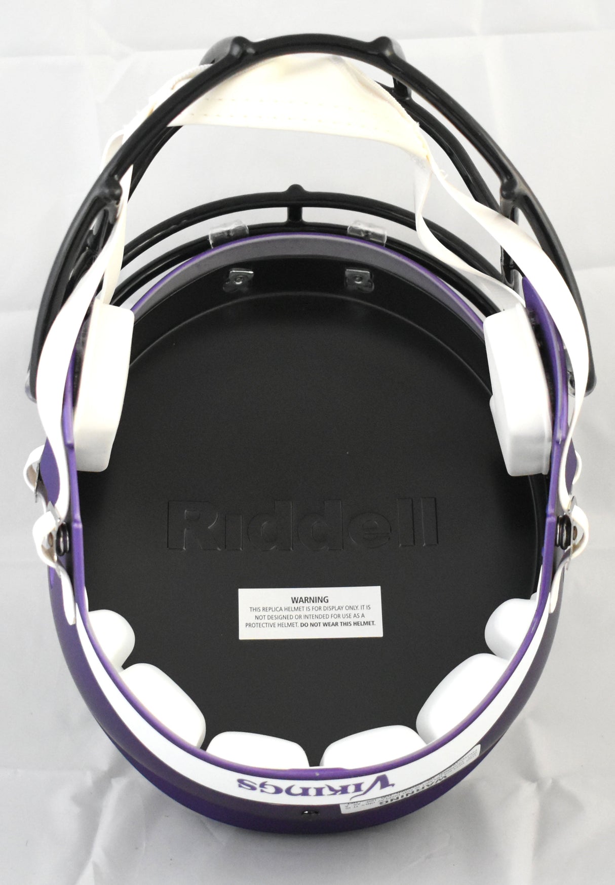 Adrian Peterson Autographed Minnesota Vikings F/S Speed Helmet - Beckett W Holo