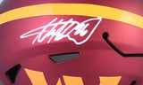 Adrian Peterson Autographed Commanders Mid-Size SpeedFlex Helmet- Beckett W Holo