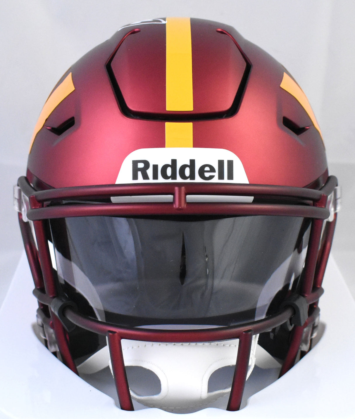Adrian Peterson Autographed Commanders Mid-Size SpeedFlex Helmet- Beckett W Holo