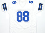 Dez Bryant Autographed White Pro Style Jersey - Beckett W Holo *Silver *Stained