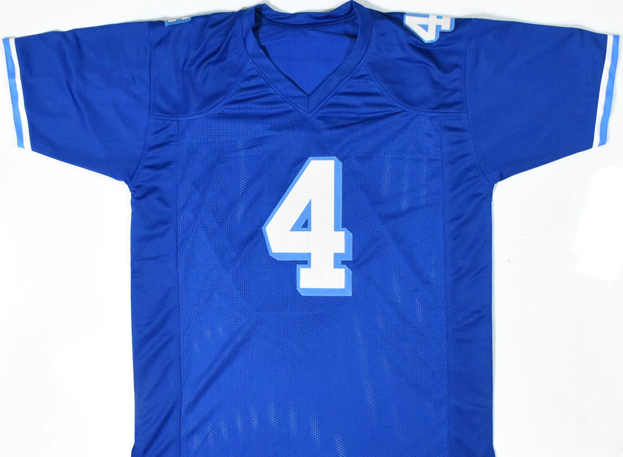 James Van Der Beek Autographed Blue Pro Style Jersey - Beckett W Hologram *Black