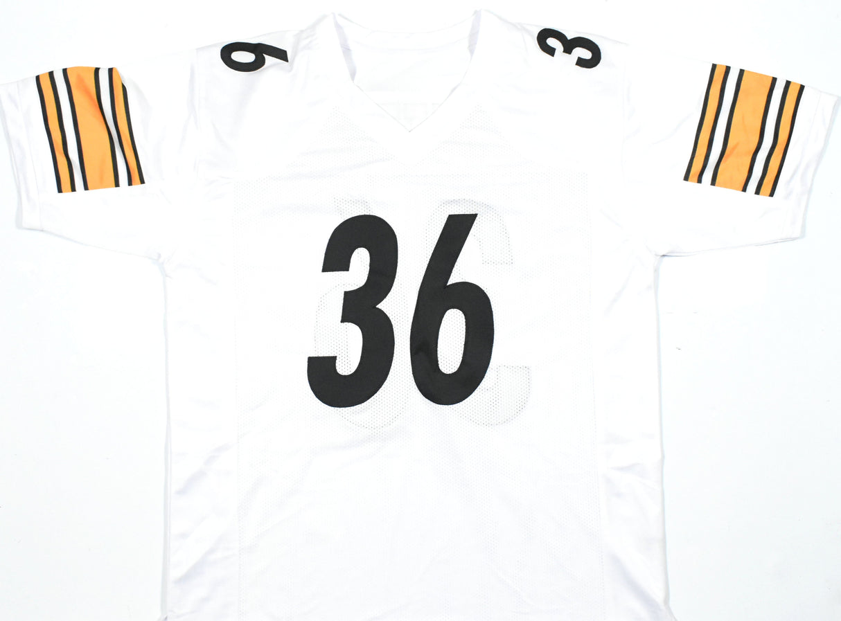 Jerome Bettis Autographed White Pro Style Jersey - Beckett W Hologram *Silver