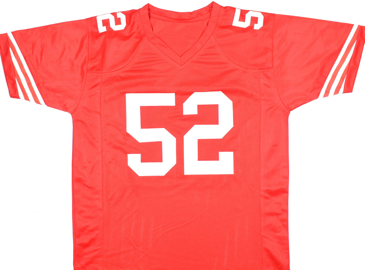 Patrick Willis Autographed Red Pro Style Jersey - Beckett W Hologram *Black