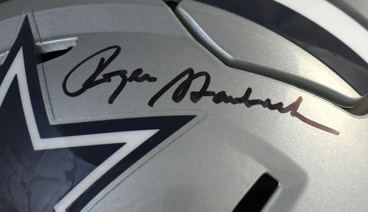 Roger Staubach Autographed Dallas Cowboys F/S Speedflex Helmet - Beckett W Holo