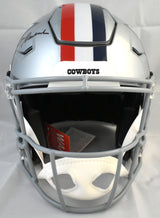 Roger Staubach Signed Dallas Cowboys F/S 1976 Speedflex Helmet - Beckett W Holo