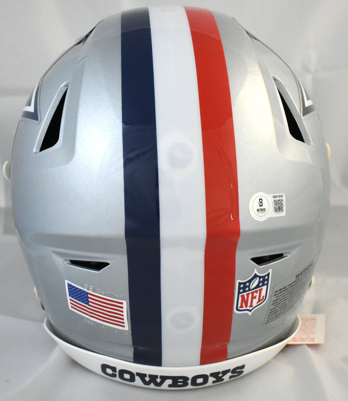 Roger Staubach Signed Dallas Cowboys F/S 1976 Speedflex Helmet - Beckett W Holo