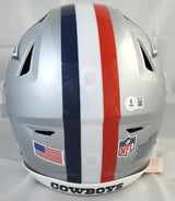 Roger Staubach Signed Dallas Cowboys F/S 1976 Speedflex Helmet - Beckett W Holo