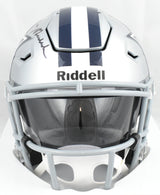 Roger Staubach Autographed Cowboys Mid-Size SpeedFlex Helmet - Beckett W Holo