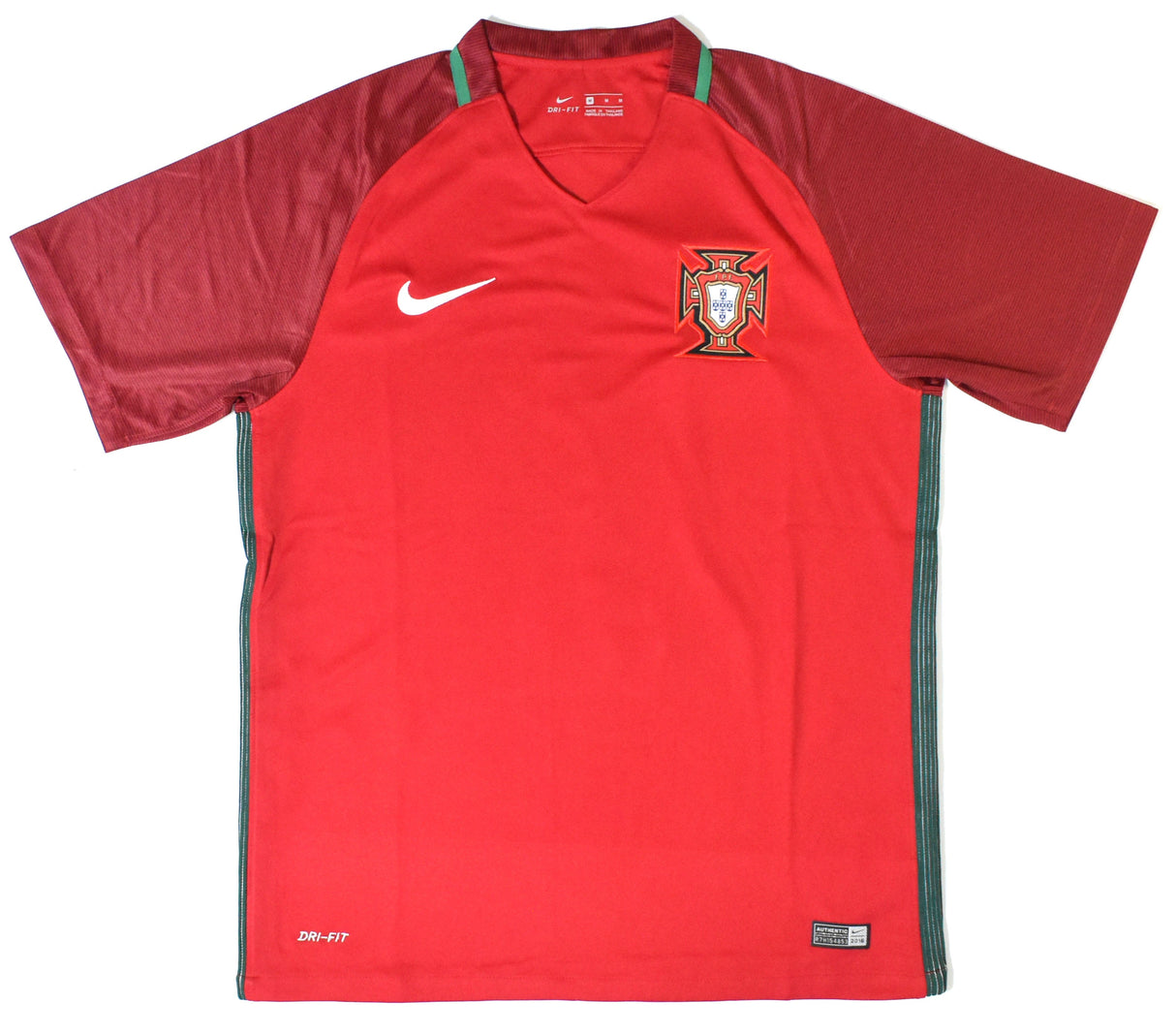 Cristiano Ronaldo Autographed Portugal Home Soccer Jersey #7-Beckett Holo*M *LOA