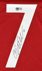 Cristiano Ronaldo Autographed Portugal Home Soccer Jersey #7-Beckett Holo*L *LOA