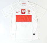 Lewandowski Autographed Poland Home Soccer Jersey #9 - Beckett Holo *M