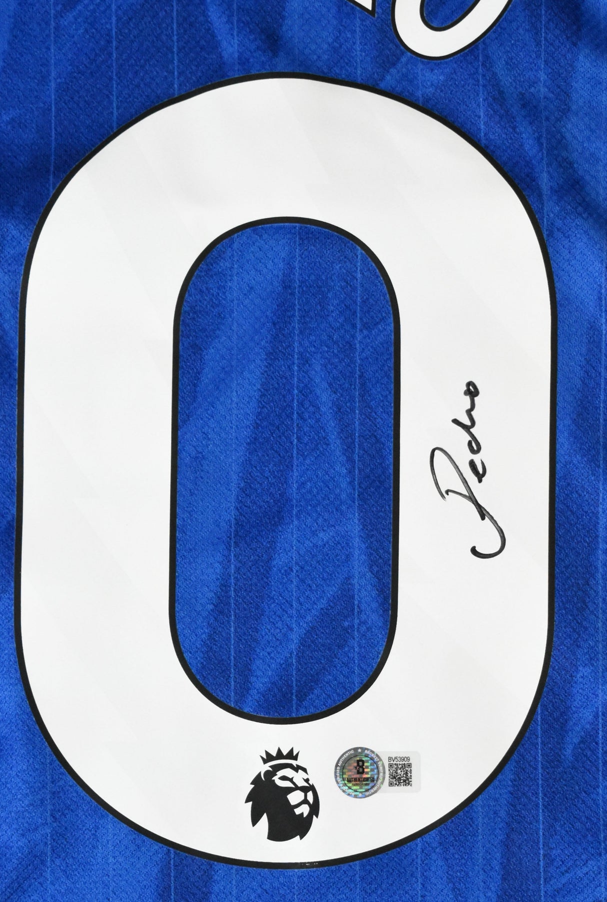 Joao Pedro Autographed Chelsea FC Home Soccer Jersey #20 - Beckett Holo *M