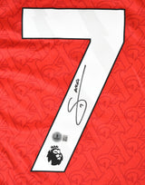 Saka Autographed Arsenal FC Home Soccer Jersey #7 - Beckett Holo *M
